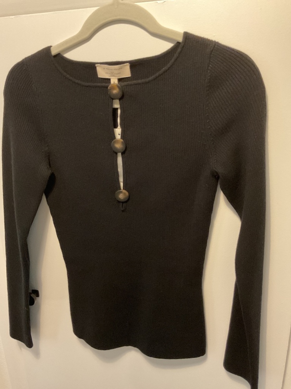 Sezane Megane Jumper in Black, Size Medium, NWT - Picture 2 of 5